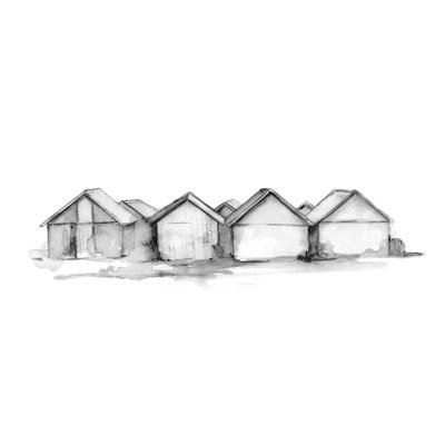 Evoleth " Fishing Huts II " by Emma Caroline