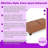 Compact Fabric Storage Ottoman Bench With Removable Cushioned Top Sturdy Frame
