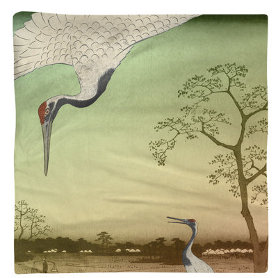 Utagawa Hiroshige Cotton No Pattern Square Napkin