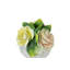 8" Capodimonte Porcelain Oil Diffuser with Red Roses-98049476