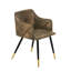 Darch 47cm H Suede;Cotton Upholstered Armchair