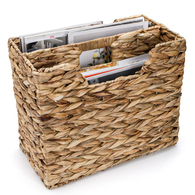 Panier de rangement en osier tissé à la main