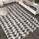 Farnham Moroccan Triangle Geometric Cream/Black Rug