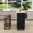 Someries Kitchen Island Set with Drop Leaf, 2 Stools, Storage Cabinet, Drawers and Towel Rack-359196794