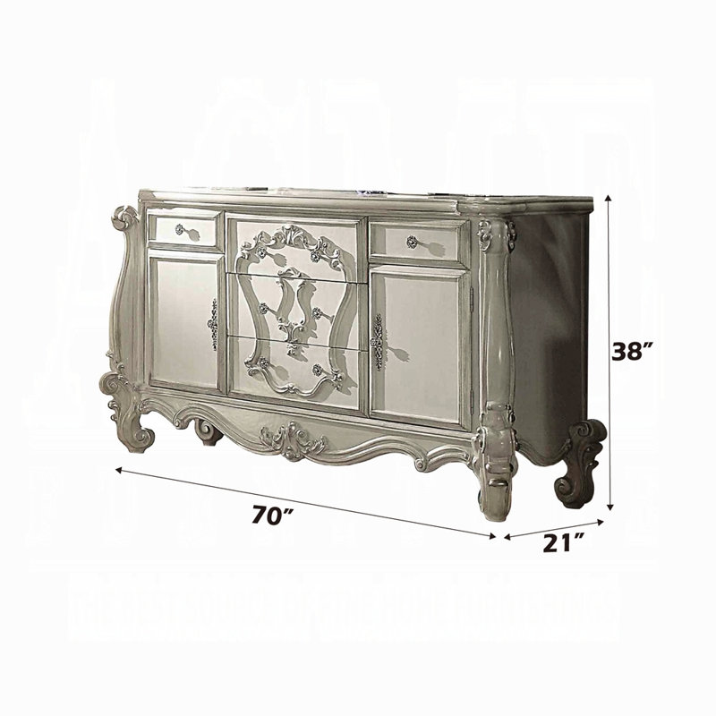 Commode Ahmena, Blanc cassé