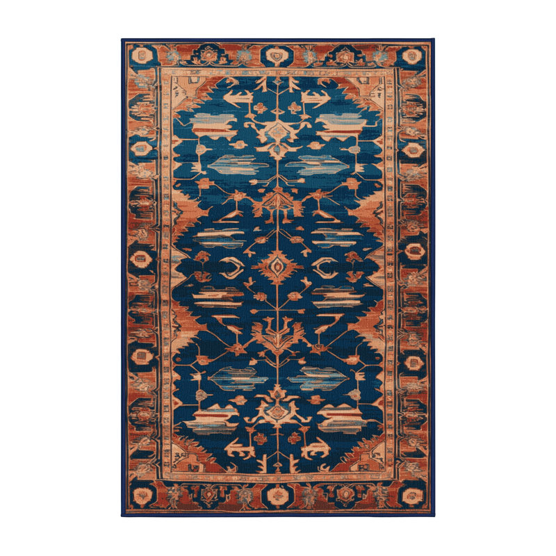 Machine Washable Persian Gray Area Rug, Rectangle 8' x 12'