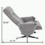 Fauteuil inclinable pivotant en chenille avec repose-pieds, conception ergonomique pour un confort et une détente ultimes à la maison ou au bureau