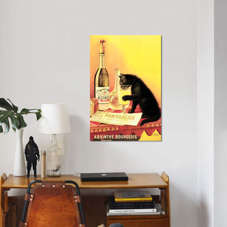 Absinthe bourgeoise - Impression sur toile, H 26 po x l 18 po x P 1,5 po