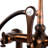 3 Handle Deck Clawfoot Tub Faucet with Diverter-61901906