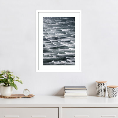 Infinite Waves 02 by Shot by Clint Wood Framed Wall Art Print