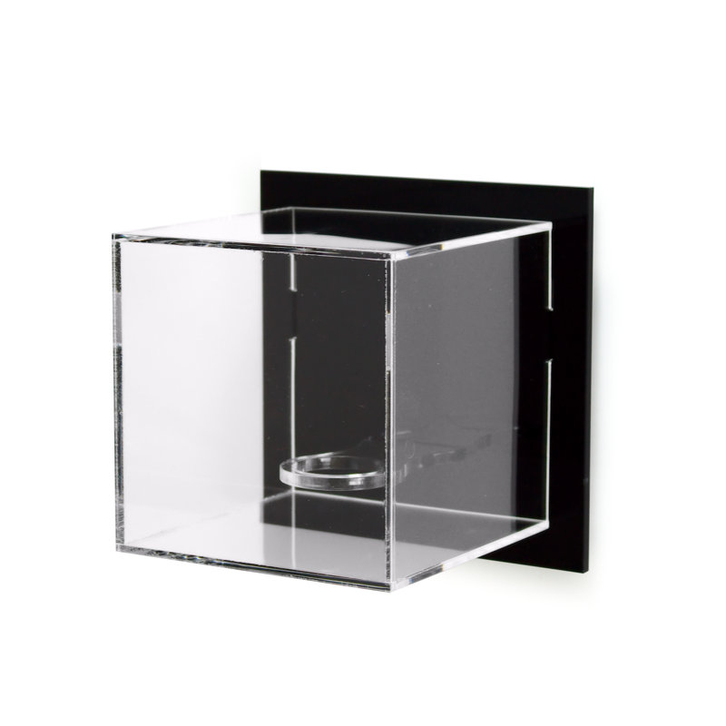 Tielo Sports Display Cases 14cm W 15cm D Baseball Plastic/Acrylic Ball / Puck Case