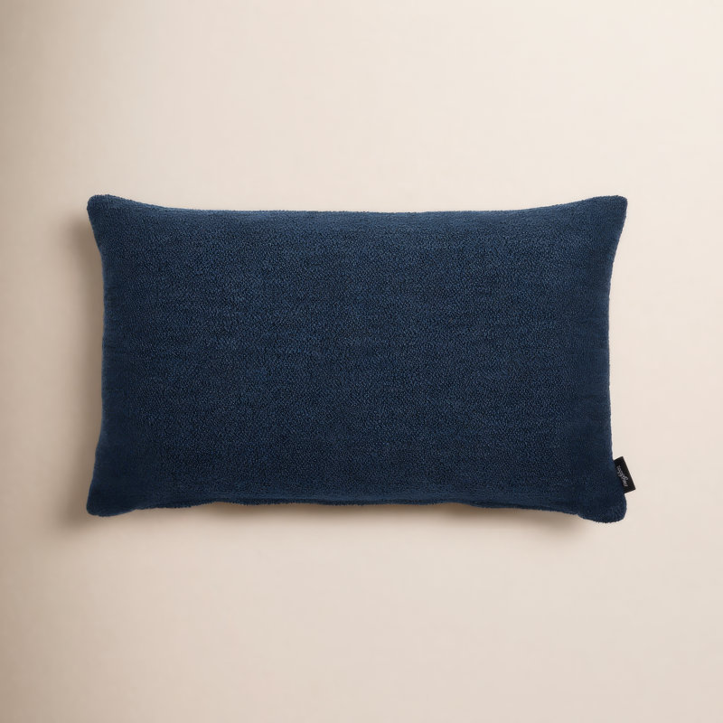 Dapple Lumbar Indoor/Outdoor Pillow Cover & Insert, Indigo