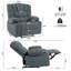 Fauteuil inclinable avec massage et vibration chauffante-1820847652