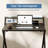 28" Rectangular Folding Desk, No Assembly Required Space-Saving Computer Desk for Small Spaces, Portable Writing Study Table,Black-399062633