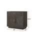 Meuble-lavabo simple en chêne brun 36 po X P 22 po D-117825225