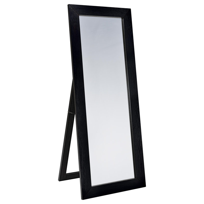 Miroir sur pied Cadence, Chêne noir
