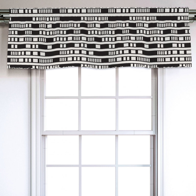 Sateen Ruffled Window Valance
