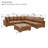 Bonsell Corduroy L-Shaped Sectional-849156836