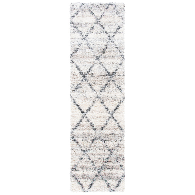 Ockton Geometric Area Rug, Runner 69 x 244 cm