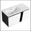 Ensemble de meuble-lavabo simple avec plateau 39,60 Ronnita