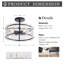 Plafonnier encastré cylindrique en verre texturé 4 lumières Laia
