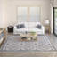 Hoban Oriental Scroll Cream/Grey/Blue Indoor Area Rug for Living Room, Bedroom, Dining Room-28785135