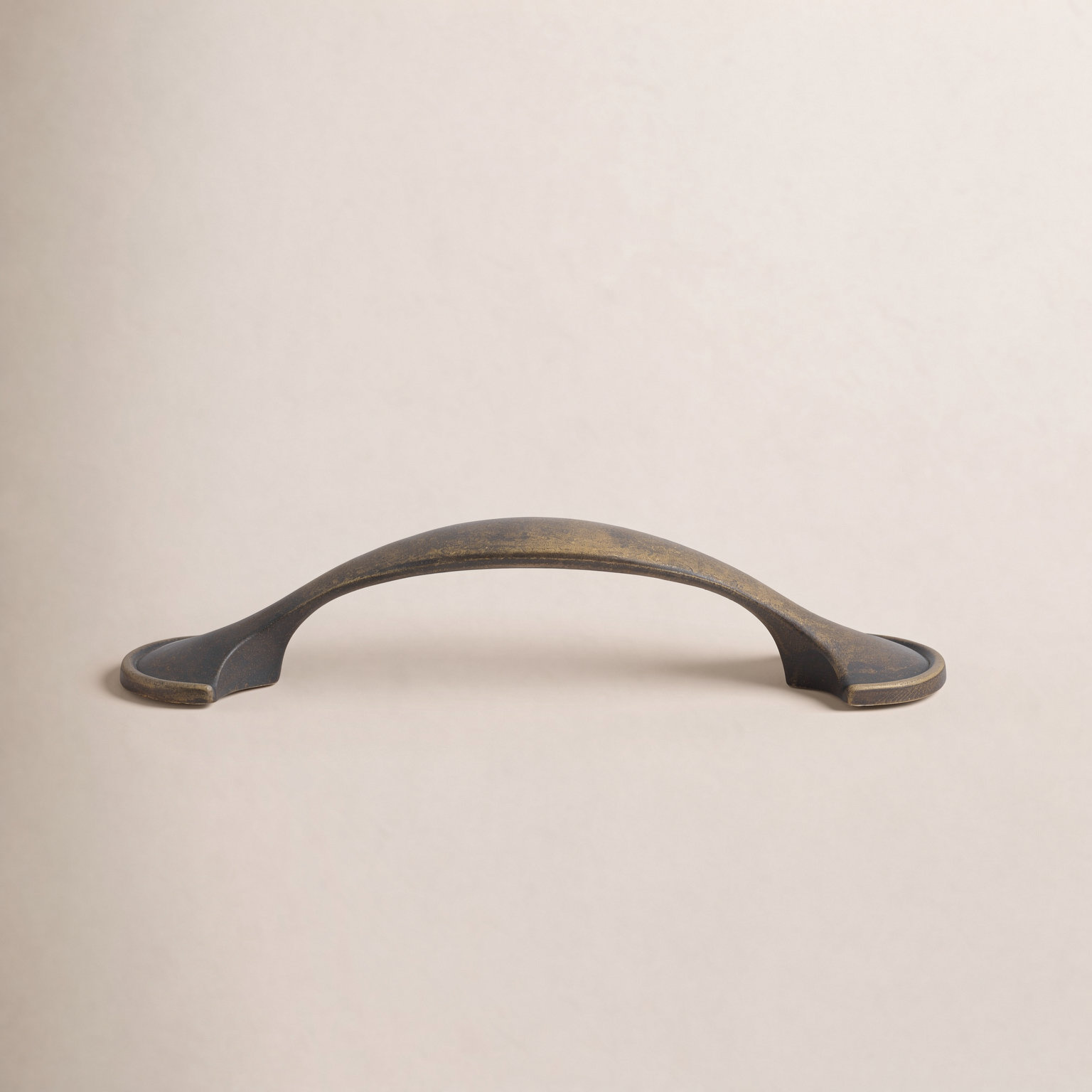 3" Arch Cabinet Pull Multipack, Antique Brass