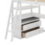 Lit mezzanine simple avec bureau et tablettes-118032024-118032025