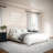 Martha Stewart Amelia Upholstered Platform Bed With Curved Headboard-97967494-97967493