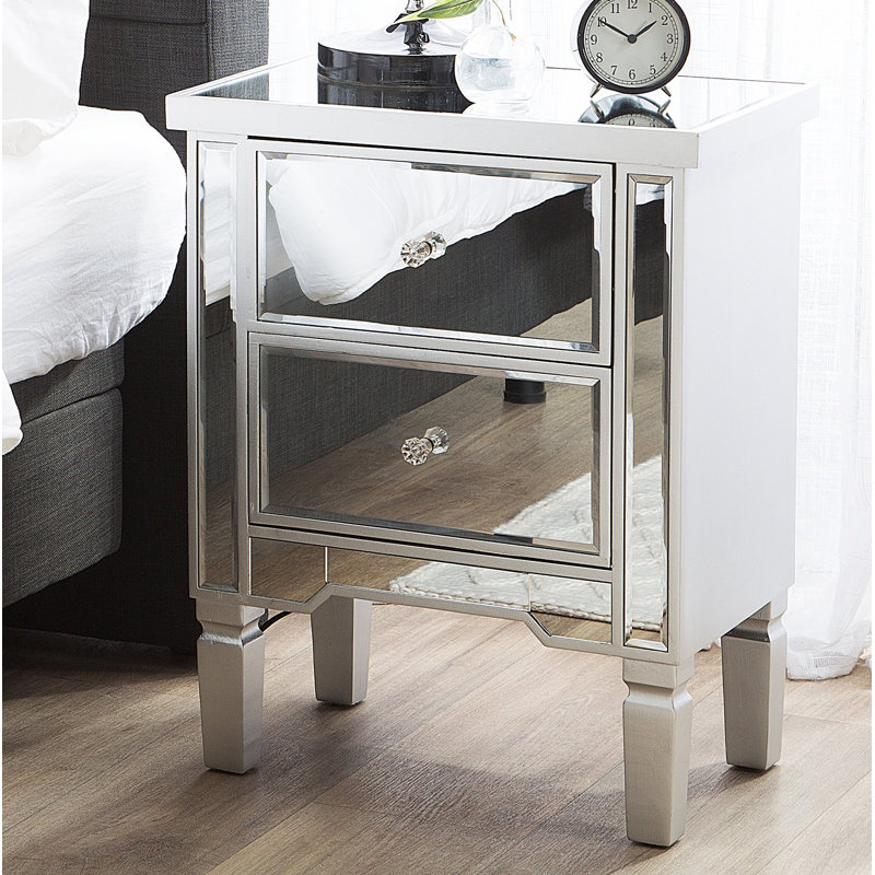 Juniper 49cm W Manufactured Wood Bedside Table