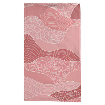 Leffel Hand Drawn Waves Tablecloth