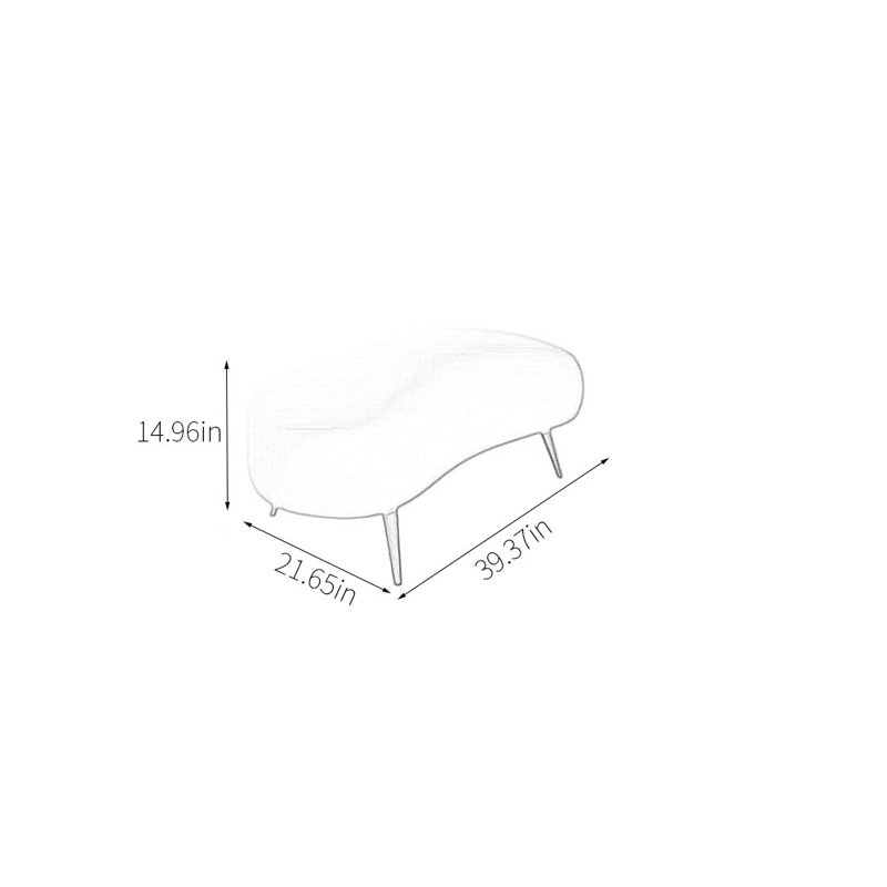 Semi-circle light luxury arc sofa