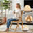 Rattan Folding Chairs, Modern Mid Century Dining Chairs-977593580-977593581