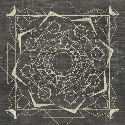 Geometric Tile VI by Chariklia Zarris - Wrapped Canvas Painting
