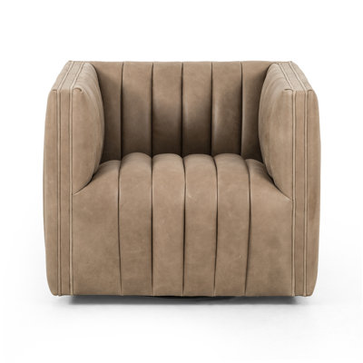 Augustine Swivel Tufted Club Chair