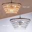 Lustre gradué à 7 lumières Alling