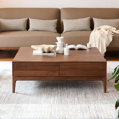 Table de bout en noyer noir