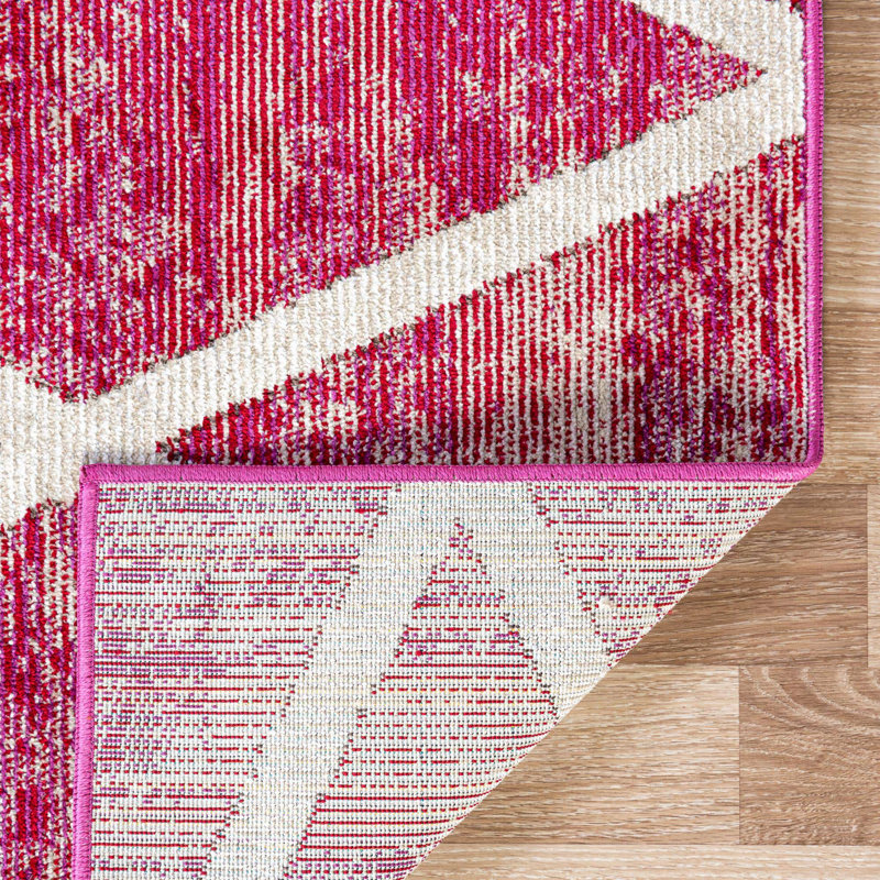 Geometric Indoor Rug, Rectangle 9' x 11'6"