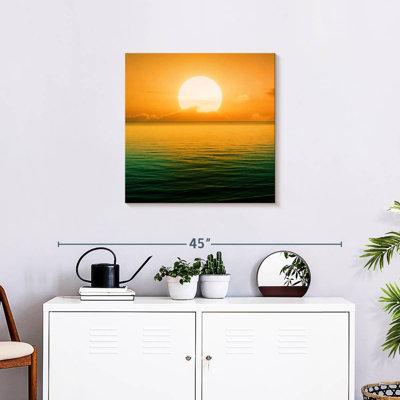 Gillard Sunset Over Sea