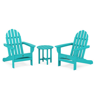 POLYWOOD Cape Cod 3-Piece Adirondack Set