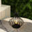 Marlow Home Co. 19Cm Nordic Style Side Lamp Battery Operated with 6 Hour Timer (Black)