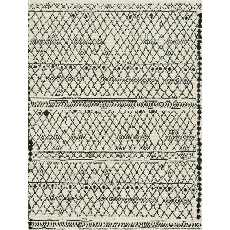 Victorville Abstract Indoor Rug, Rectangle 9' x 12'