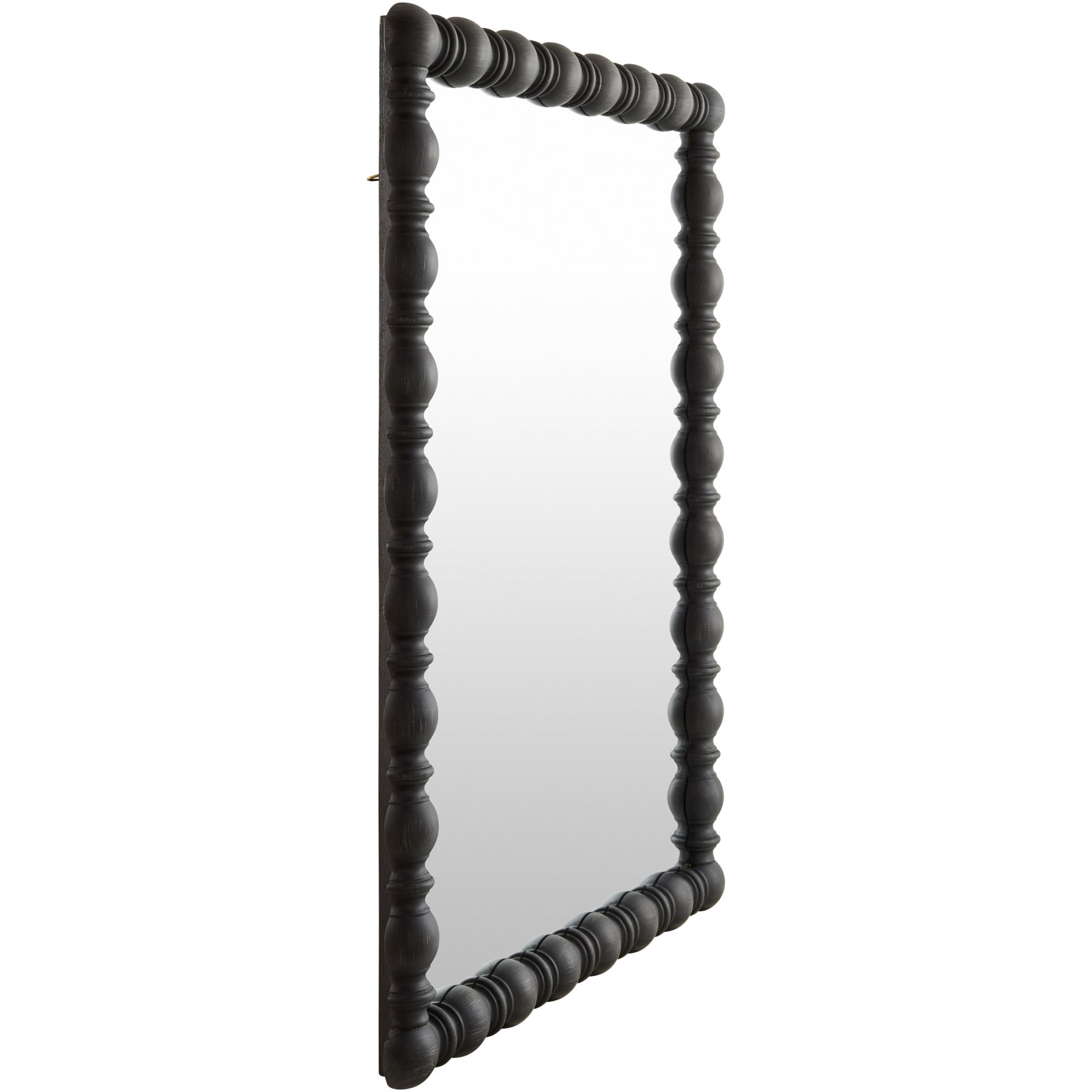 Castellanos Mirror, 36" x 24", Black