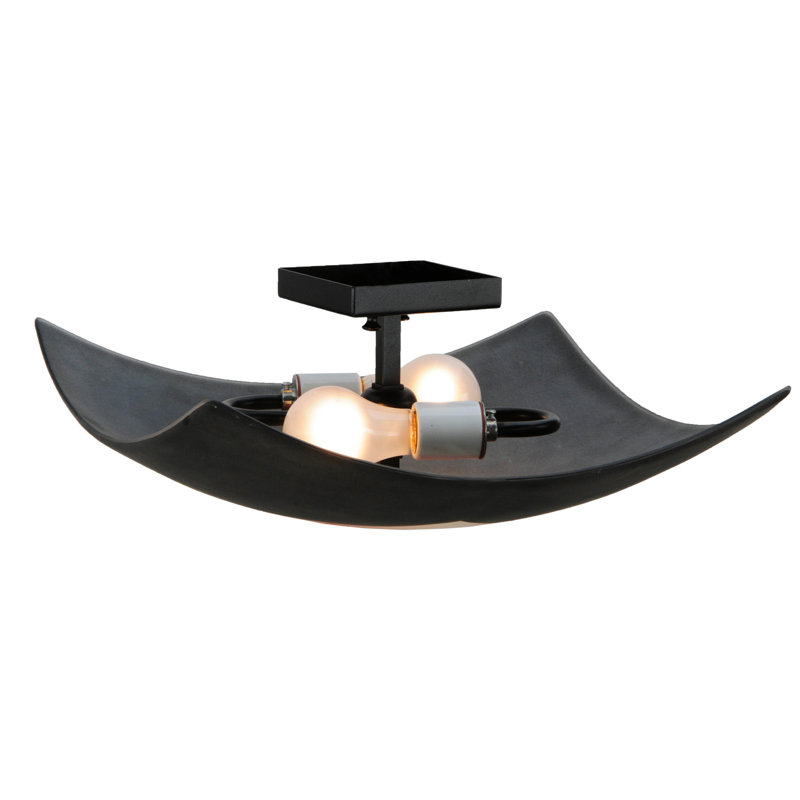 Glass Semi Flush Mount