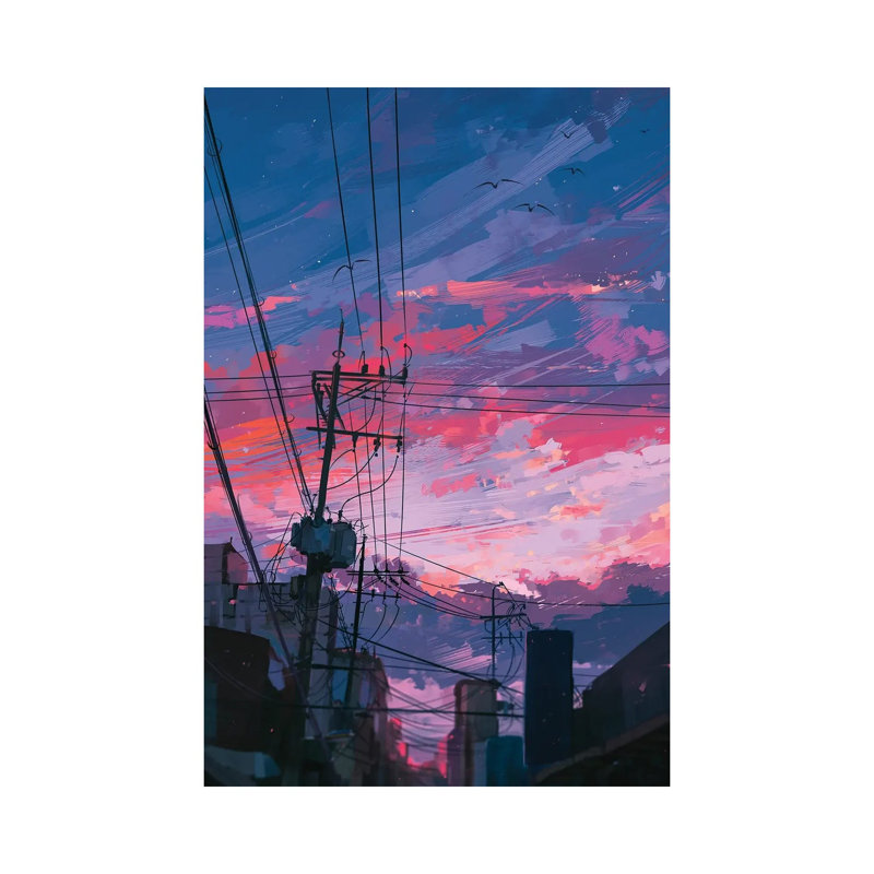 Walls by Alena Aenami - Wrapped Canvas Painting, 20.32 cm H x 30.48 cm W