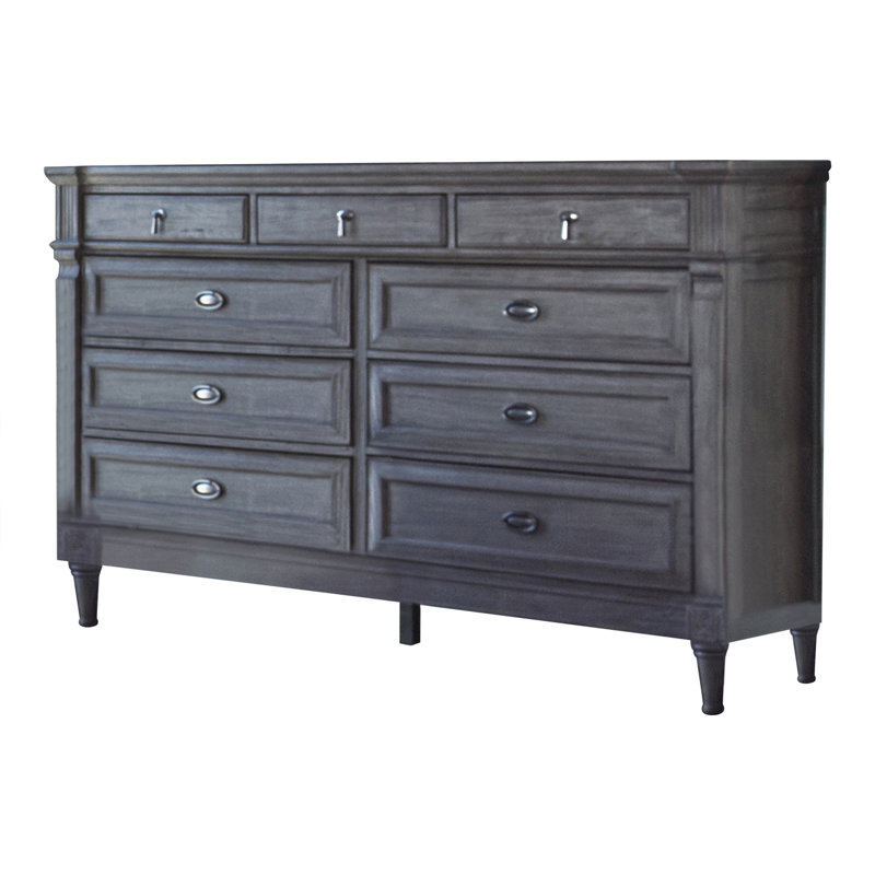 Ensemble de chambre à coucher avec commode 2 pièces Alamo, Très grand