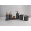 Ensemble d'accessoires de salle de bain luxueux résistant à l'humidité, accessoires de meuble-lavabo en résine imitation ciment
