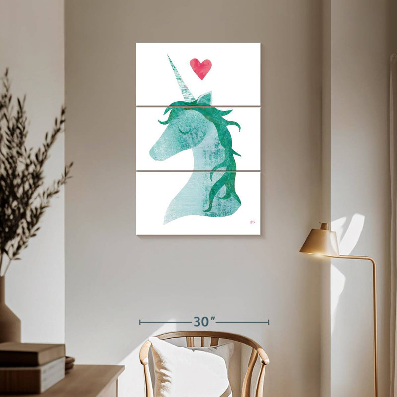 Ashelle licorne magique II, H 57 po x l 36 po