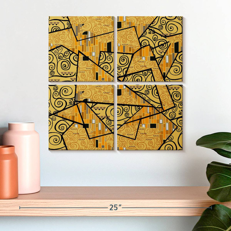 Kerner Shapes And Swirls Pattern, null