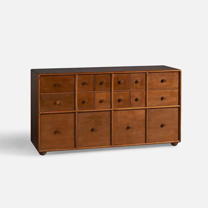 Retro Simple And Light Luxury Dining Sideboard, Tan